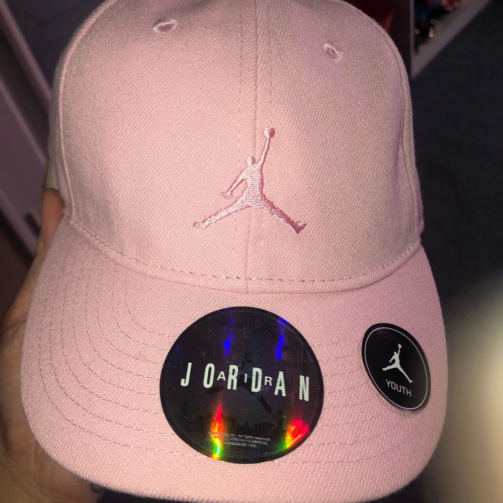 Pink Jordan hat